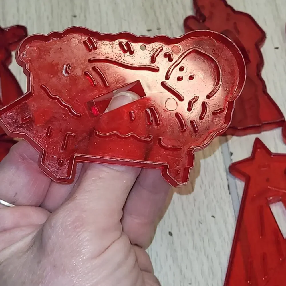 Vtg USA Made 6 Nativty Cookie Cutters Christmas Holiday Baby Jesus Mary Joseph